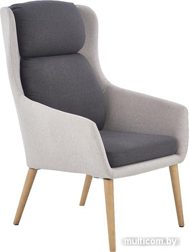 Стул-кресло Halmar Purio (светло-серый/темно-серый)