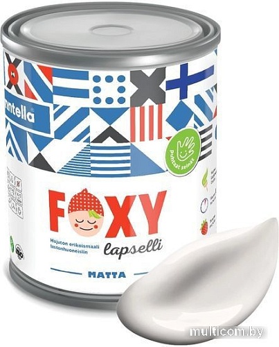 Краска Finntella Foxy Lapselli Matte Kives F-50-1-1-FL201 0.9 л (серый)
