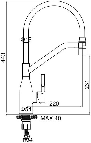 Смеситель Ledeme L4798-9