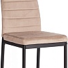 Стул TetChair Easy Chair металл/вельвет (бежевый/черный)