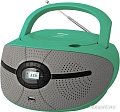 Портативная аудиосистема BBK BX195U (серый/зеленый)