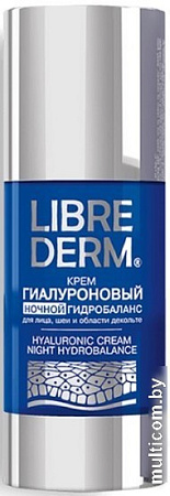 Librederm Крем для лица Гиалуроновый ночной гидробаланс 50 мл