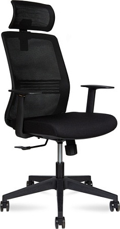Кресло Norden Scanno CH-178A (черная сетка/черная ткань)