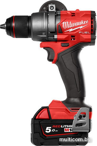 Дрель-шуруповерт Milwaukee M18 FUEL M18FDD3-502X 4933479863 (с 2-мя АКБ 5 Ач, кейс)