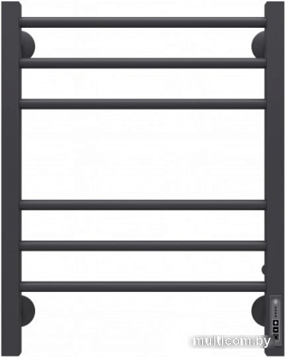 Полотенцесушитель TERMINUS Сицилия электро КС П6 с диммером (450x600, черный)