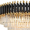 Подвесная люстра Natali Kovaltseva Diamonds 76017/12C (золотой-черный)
