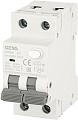 Дифференциальный автомат GEYA GYR9N 1P+N 25A B 6кА 30 мА AC GYR9NMB2530MA