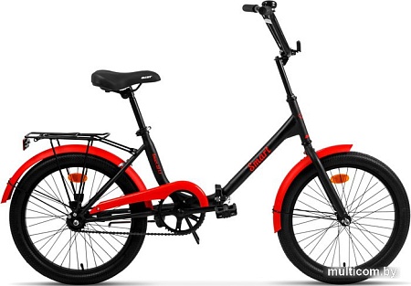 Велосипед AIST Smart 20 1.1 2023 (черный/красный)