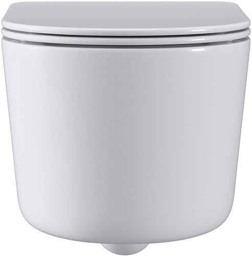 Унитаз подвесной Roxen Simple compact в комплекте с инсталляцией StounFix Dual Fresh 6 в 1 968486 (кнопка: сатин)