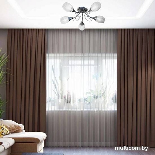 Припотолочная люстра Элетех Веста 151 НПБ 01-5х60-119 Е14 1005404989 (хром)