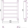 Полотенцесушитель Сунержа Галант+ 600x500 03-0200-6050
