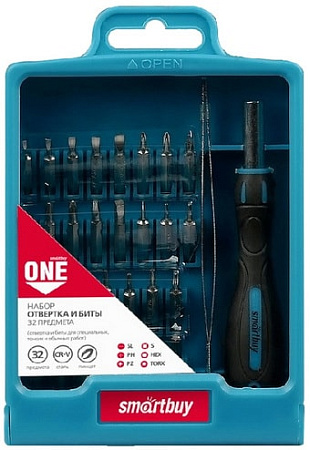 Отвертка с набором Smart Buy SBT-SCBS-32P1 (32 предмета)