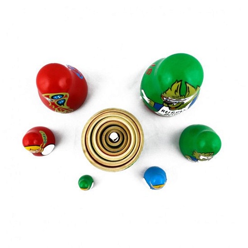 Развивающая игра Брестская Матрешка Чемпионат мира по футболу (набор 7 шт)