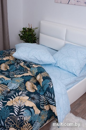Постельное белье Миланика Экзотика 1.5сп (поплин)