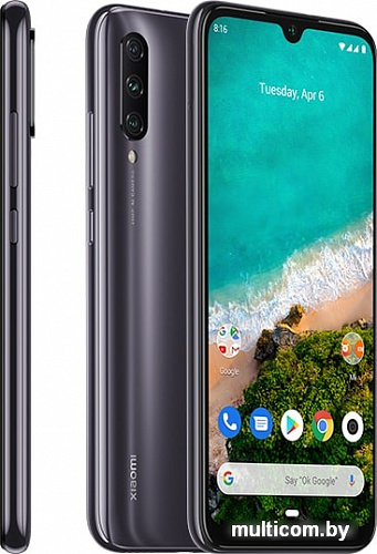 Смартфон Xiaomi Mi A3 4GB/64GB (черный)