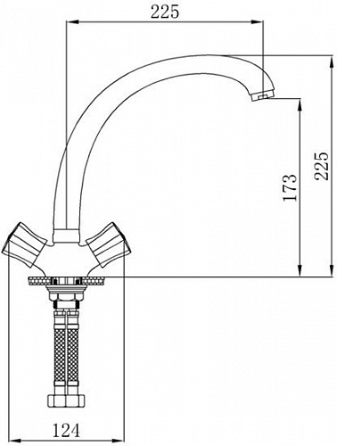 Смеситель РМС SL116-273F