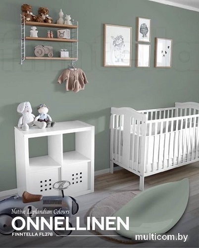 Краска Finntella Foxy Lapselli Matte Onnellinen F-50-1-9-FL278 9 л (серый)