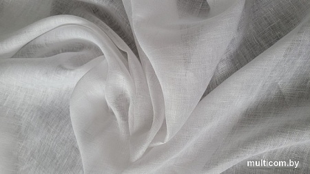 Тюль Dalian 02с129 1.5x2.5 м (белый лен)