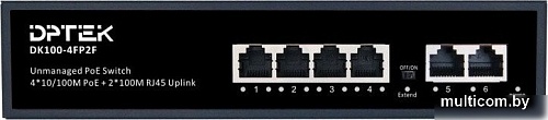 Неуправляемый коммутатор DPTEK DK100-4FP2F