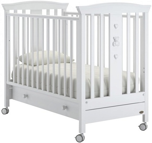 Классическая детская кроватка Nuovita Fasto (белый)