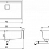 Кухонная мойка Aquasanita Delicia SQD101AW (silica 111)