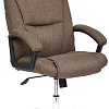 Офисное кресло TetChair Bergamo ткань (хром/коричневый 3M7-147)