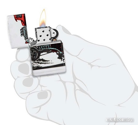 Зажигалка Zippo Hot Rod Design 48660
