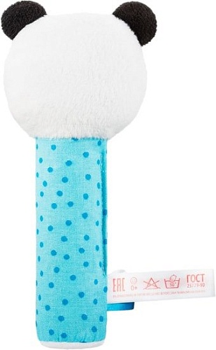 Погремушка Мякиши Хрустящая пищалка Пандочка Гучи 588