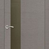Межкомнатная дверь Юркас Deform H3 ДО 90x200 (дуб французский серый/lacobel бронза)