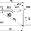 Кухонная мойка Franke Urban UBG 610-78 (серый)