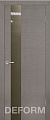 Межкомнатная дверь Юркас Deform H3 ДО 90x200 (дуб французский серый/lacobel бронза)