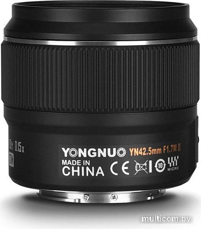 Объектив Yongnuo YN42.5mm f/1.7 M II