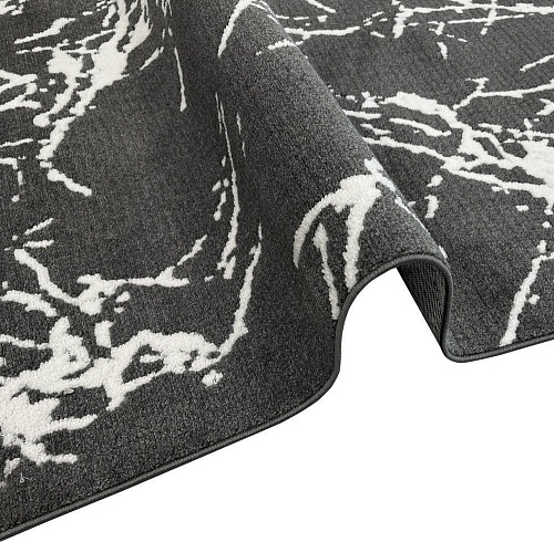 Ковер для жилой комнаты Safyun Bravo SN539-GREY-CREAM-OVAL (0.8x1.5)