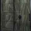 Душевая дверь MaybahGlass 195x120 MGD-1276-6 (бесцветный/черный)