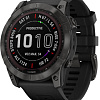 Умные часы Garmin Fenix 7X Sapphire Solar 51 мм (серый карбон/черный)