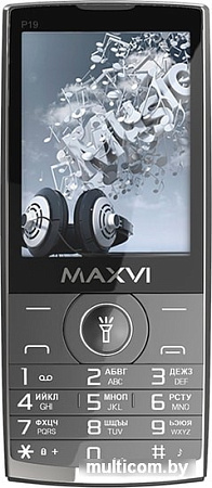 Мобильный телефон Maxvi P19 (серый)