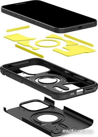 Чехол для телефона Spigen Tough Armor (MagFit) для iPhone 15 Pro Max ACS06594 (черный)