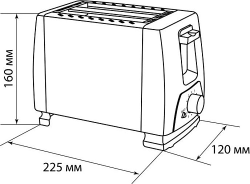 Тостер TDM Electric Утро SQ4003-0001 (белый)