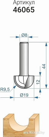 Фреза Энкор 46065