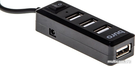 USB-хаб Buro BU-HUB4-0.5L-U2.0