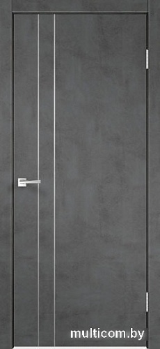 Межкомнатная дверь Velldoris Techno М2 90x200 (муар темно-серый)