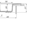 Кухонная мойка Dr. Gans Smart Ника 58 25.070.B0580.411 (графит)