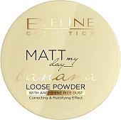 Рассыпчатая пудра Eveline Cosmetics Matt My Day Loose Powder Banana