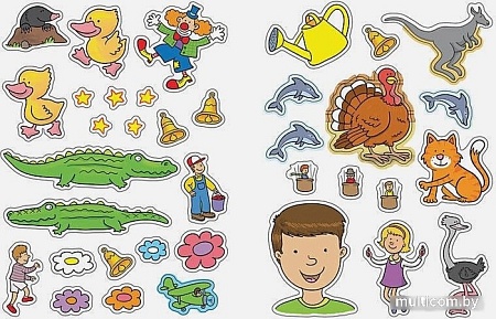 Развивающая игрушка Махаон Тесты 2-3 года. Дошкольная мозаика с наклейками (Земцова О.Н.)