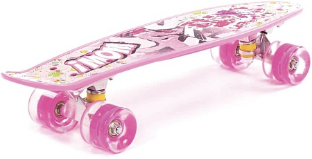 Пенниборд Полесье 89618 56 см (малиновый)