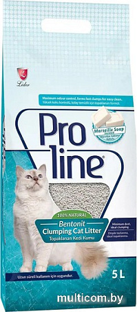 Наполнитель для туалета Proline Marseille Soap с ароматом марсельского мыла 5 л