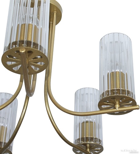 Люстра средней высоты Элетех Ария 151 НПБ 01-5x60-164 Е27 1005405236 (золото)