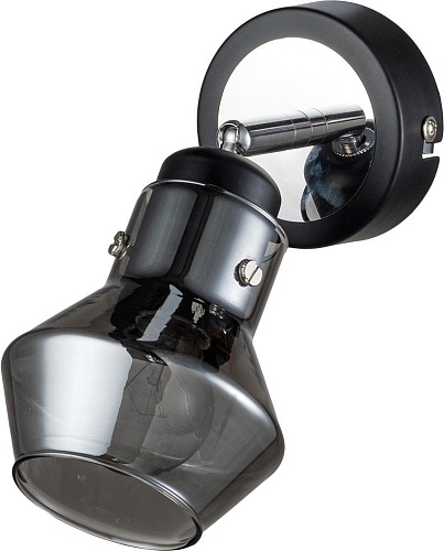 Спот Escada 593/1A (черный/хром)