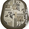 Ковер для жилой комнаты БелКа Лайла Де Люкс Овал 15839 10834 (1.4x1.9)