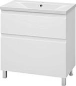 Misty Тумба под умывальник Лаки 80 П-Лак-01080-0112Я+RCW-140380WH